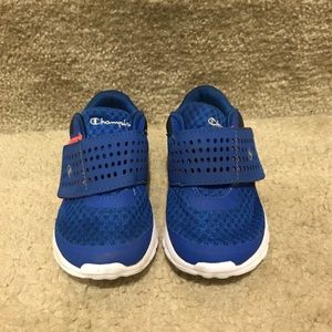 Kids Blue Champion Athletic Sneakers S8